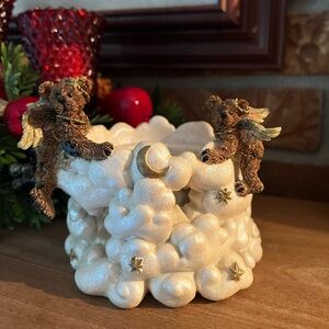 1998 Boyd’s Bears & Friends Winged Angels Heaven Candleholder
